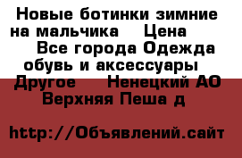 Новые ботинки зимние на мальчика  › Цена ­ 1 100 - Все города Одежда, обувь и аксессуары » Другое   . Ненецкий АО,Верхняя Пеша д.